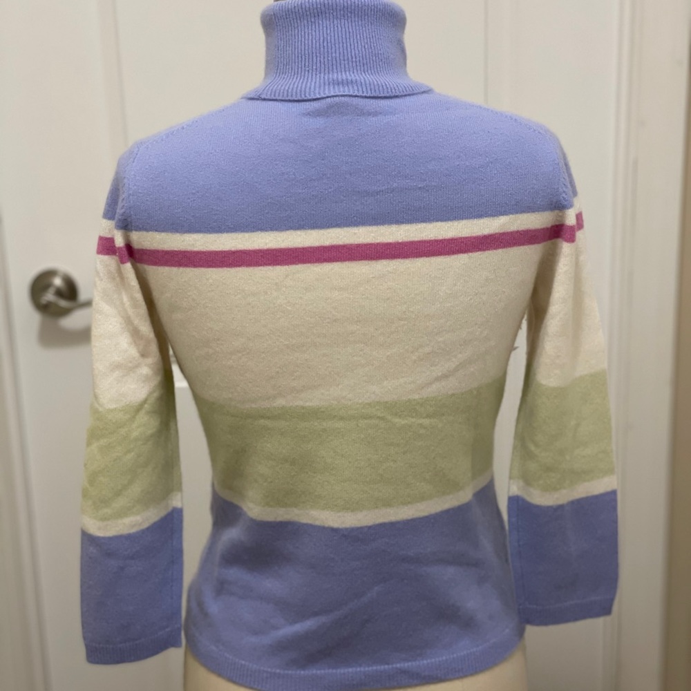 🍁4 for$25🍁Ann Taylor Cashmere Turtleneck Sweater - Picture 4 of 5